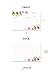 Jot & Mark Floral Recipe Cards 4x6 - Double Sided Thick Cardstock, 50 Count (Pink Peonies) - Recipe Card