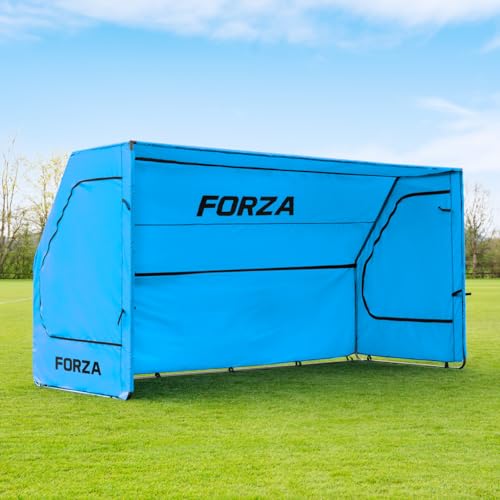 FORZA Portable Team Shelter | Durable Steel Frame Shelter for Sports Teams – Optional Benches & Multiple Colors (Sky Blue, Shelter Only) at Amazon
