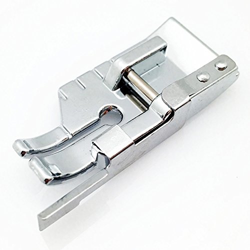 FQTANJU 1/4'' Quilting Patchwork Sewing Machine Presser Foot with Edge Guide - Fits All Low Shank Snap-On Singer, Brother, Babylock, EuroPro, Janome,