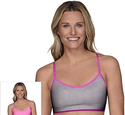 Fruit Of The Loom 2 Pack Sports Bras For Women Racerback Bra Strap Sports Bra Wirefree Bra Workout Clothes For Women Womens Underwear Buy Online At Best Price In Uae Amazon Ae