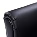 Costzon Kids Couch with Footstool, Children's Sofa w/ASTM & CPSIA w/PU Leather Surface, Mini Armrest Chair Lounge, Soft Kids Sofa for Preschool Bedroom Kids Room Toddlers Boys Girls Birthday (Black)