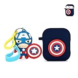 ZAHIUS Airpods Silicone Case Cool Cover Compatible for Apple Airpods 1&2 [Cartoon Series][Designed for Kids Girl and Boys]