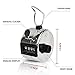 Hand Held Metal Tally Counter - 2 Pack with Bonus Lanyards and Pocket Notebook - 4 Digit Display - Mechanically Powered Clicker - Perfect for Counting Laps, Golf Strokes, Attendance, & Inventory
