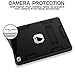 TOPSKY Defender Protective Case for iPad 9.7 2017/2018, Shockproof Three-Layer Case Cover, Black