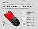 Cuisinart Silicone Oven Mitts, 2 Pack – Heat Resistant To 500 Degrees – Handle Hot Kitchen Items Safely – Non-Slip Silicone Grip Oven Gloves with Insulated Deep Pockets and Hanging Loop – Red