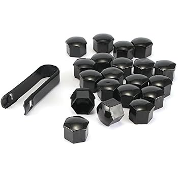 Cement Gray ABS Wheel Lug Nut Cap Covers Kit For Tesla Model 3 & Model S - 20 Pieces + Puller