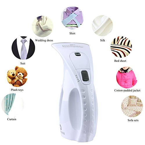 [Upgraded Version] Portable Garment Steamer, 4-in-1 Home Handheld Fabric Steamer, Steamers for Clothes, Mini Household Travel Iron Perfect for Ironing, Sterilizing, Cleaning and Killing Bacteria - Thumbnail 7