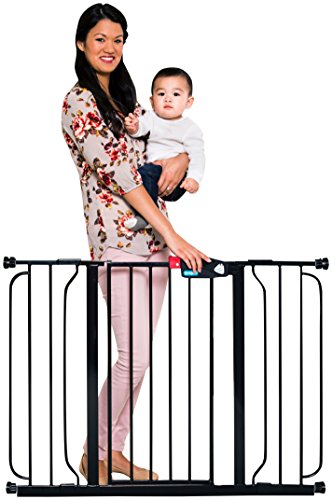 Regalo Easy Step Extra Wide, Black, 52 Inch