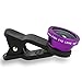 Universal 3 in 1 Cell Phone Camera Lens Kit for Smartphones Including - Fish Eye Lens / 2 in 1 Macro Lens & Wide Angle Lens/Universal Clip/Carry Pouch/Microfiber Cleaning Cloth