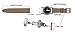RECHERE 22mm Silver Brushed Matte Push Button Butterfly Deployment Clasp For Leather Watch band Strap