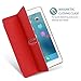 ProCase Smart Case for 10.5” iPad Air 3rd Generation 2019 / iPad Pro 2017, Slim Stand Cover with Translucent Frosted Back for iPad Air 3 -Red
