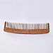 HealthAndYoga™ PureTress Handcrafted Neem Wood Comb – Comb for Women and Men - Non-Static and Eco-Friendly – Versatile for Curly and Wet Hair -7 inch (Wide Tooth)