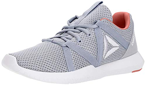 Reebok Women's Reago Essential Athletic Shoes, Cool Shadow/White/Rose, 7 M US