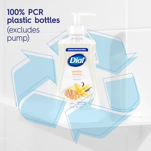 Dial Liquid Hand Soap Refill, Vanilla Honey, 52 fl oz (Pack of 3)