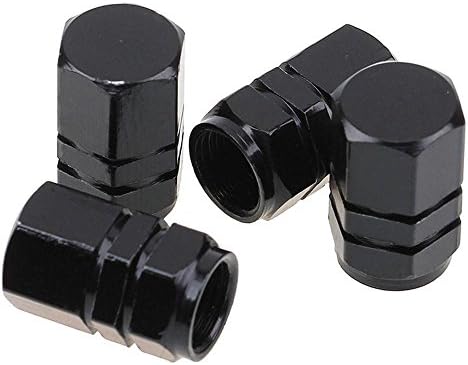 Xinnyuan 4Pcs/set Aluminum Alloy Bike Tire Valve Air Dust Cover Wheel Tyre Caps Stem