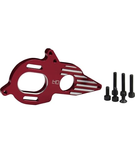 Arrma Aluminum Rear Gear Protection Motor Mount Set – Upgrade For 1:10 KRATON 4S BLX & SENTON 3S BLX (Orange) - View #6