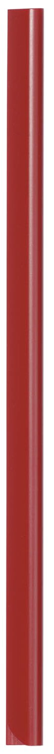 Durable A4 Spine Bar 3mm Red - Pack of 50 - Quick and Easy Binding for Unpunched Documents - Holds Up to 30 A4 Sheets