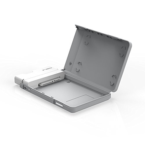 ineo USB 3.0 Tool-free External Hard Drive Enclosure for 2.5 inch 9.5mm & 7mm SATA HDD SSD with UASP Supported and Screwless [T2578] - Thumbnail 3