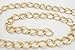 TFJ Women Fashion Narrow Belt Hip High Waist Skinny Gold Metal Chain Links M L XL