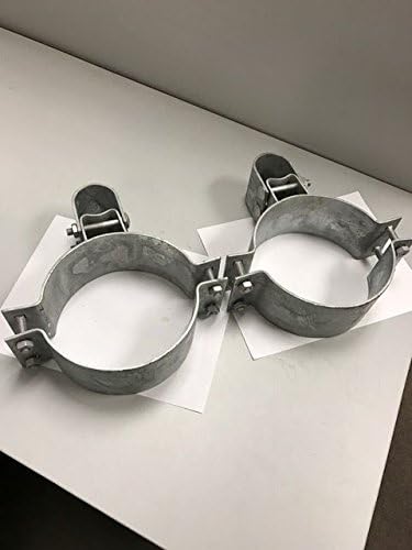 FENCESMART4UIndustrial Steel Unfinished Gray Butt Hinges - Gate Frame 1-5/8" or 1-7/8" (2 Sets Pack) (6-5/8")