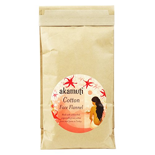 AKAMUTI - 100% Organic Cotton Flannel - Gentle to The Skin, not Bleached, Uncolored - 12 x 12 in
