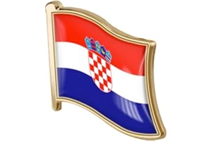 vmcoatdu Country Flag Pin Badge International Travel Brooch Metal Alloy Souvenir Pin for Hat Clothes Backpack