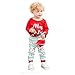 Yiner Baby Girls Boys Clothes 4pcs Outfits Long Sleeve T-Shirt Romper+Long Pants+Hat+Headband Set