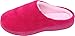 LUXEHOME Womens Slip On Indoor/Outdoor Coral Fleece Footwear/Slippers (6.5/7.5 US, Rose Red)