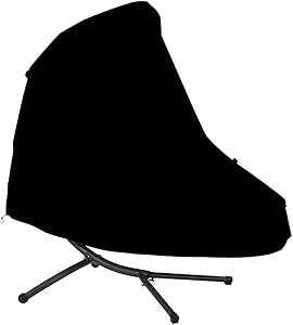 73 Inch Patio Hanging Chaise Lounge and Stand Cover Waterproof Outdoor Hanging Curved Steel Chaise Lounge Chair Covers