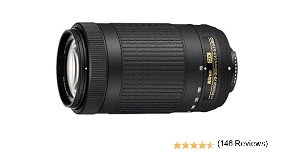 Nikon JAA828DA - Objetivo para cámara réflex AF-P DX 70-300 F/4.5 ...