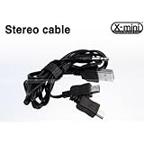 Charging / Audio Cable for X-Mini Stereo Series speakers such as X-Mini MAX II XAM7-B Portable Capsule Speakers [Bulk Package]