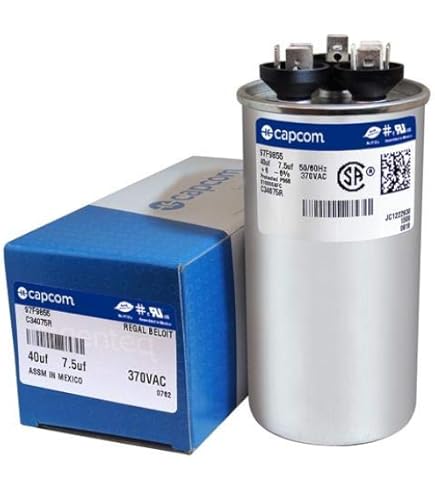 C：Fragran Genteq GENTEQ - C305L / 27L570 GE Capacitor Oval 5 uf MFD