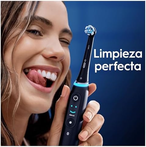 Cabeças de substituição originais iO Ultimate Clean da série Oral-B, pacote de 10 recargas brancas para escovas de dentes elétricas Oral-B iO, remoção profunda de placa bacteriana