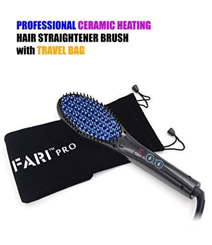 Fariheat Professional Hair Straightener Brush Hair Styling Comb