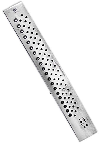 HAWK 8" WIRE DRAW PLATE WITH 60-ROUND HOLES - TJ1900