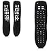 kwmobile Silicone Case Compatible with Harmony 350 - Anti Slip Protective Cover for TV Remote Control - Black