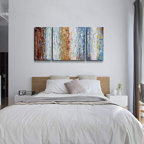 3 Hand+Painted+Gallery+Wrapped+Art+Decoration+24x48inch