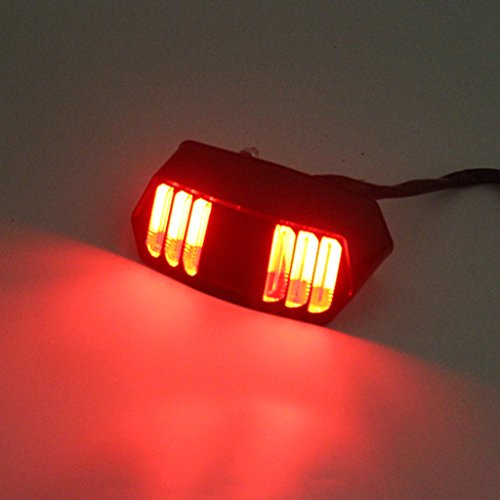E-Bro Motorcycle LED Turn Signal Tail Light Brake Stop Running Indicator Integrated Signal Lights for Honda MSX125/SF GROM CBR650F CTX700 CTX700N