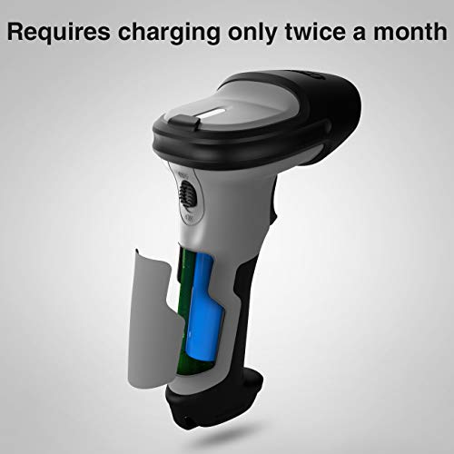 Inateck Bluetooth Barcode Scanner, Working Time Approx. 15 Days, 35m