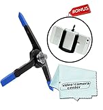 JOBY GorillaPod Micro 250 GP15 Always-On Camera Tripod for Point and Shoot Cameras - Blue GP15-0BAM for Point and Shoot, Compact System Cameras and for Action Cameras and a Bonus Universal Smartphone Tripod Mount Adapter works for iPhone 5, 5s, 6, 6 Plus, HTC One, Galaxy S2, S3, S4, S5, S6, Blackberry Z10,Q10, Motorola Droid and Most Smartphones