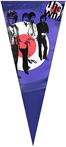 The Who Rock Band Trigangle Shaped Home Garden Flag