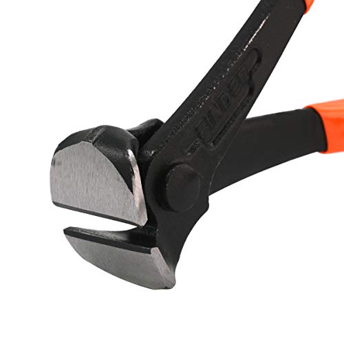 Finder End Cutting Plier High Leverage With Soft Grip-8 Inch - Thumbnail 2