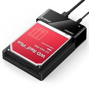 ORICO 3.5インチ HDDケース 取り替え簡単 USB3.0接続 16TB対応 高放熱 2.5インチ/3.5インチ 両対応 6518US3-BK