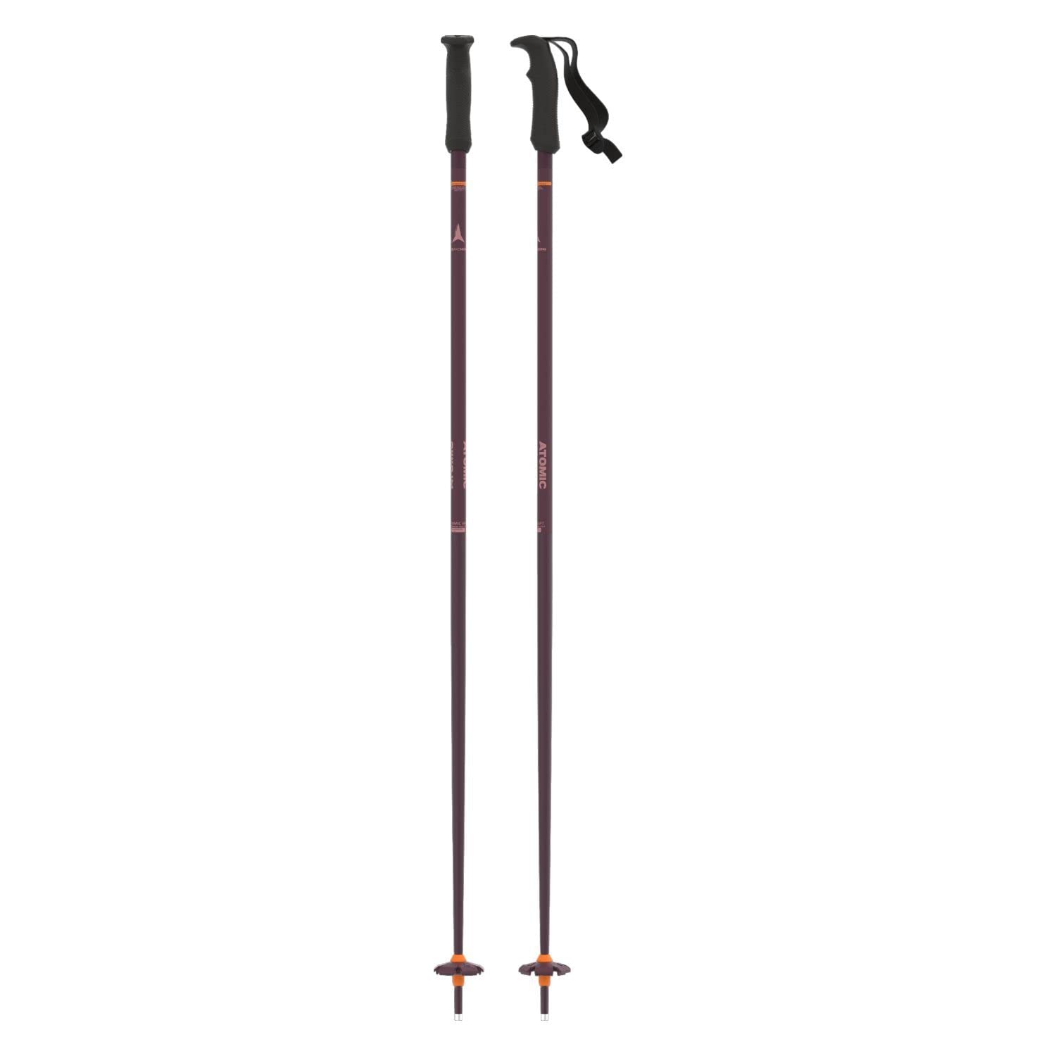 ATOMIC, 1 Pair of All Mountain Ski Poles, For Women, 105 cm, Aluminium, Cloud W, Black, AJ5005628105