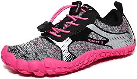 Swzec ウォーターシューズ キッズ 水陸両用 男の子 軽量 速乾 マリンシューズ 子供用 女の子 シュノーケリング 滑り止め