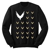 Logang Maverick Club Kids Crewneck Sweatshirt (Black, Medium / 6-8 Yrs)