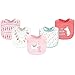 Little Treasure Cotton Drooler Bibs, 5 Pack, Llama