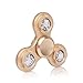 Fidget Spinner Toy, Hand Tri Finger Spinner Metal Stainless Steel Bearing Spinner,for ADD, ADHD, Anxiety,and EDC LED Figit Spinner (Gold)