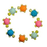 Dazzling Toys Adorable Turtle Erasers - Set Include 12 Erasers
