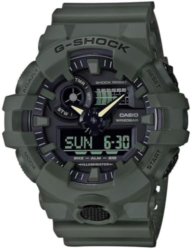 Amazon.com: Casio GA-700 Red One Size : Casio: Clothing, Shoes